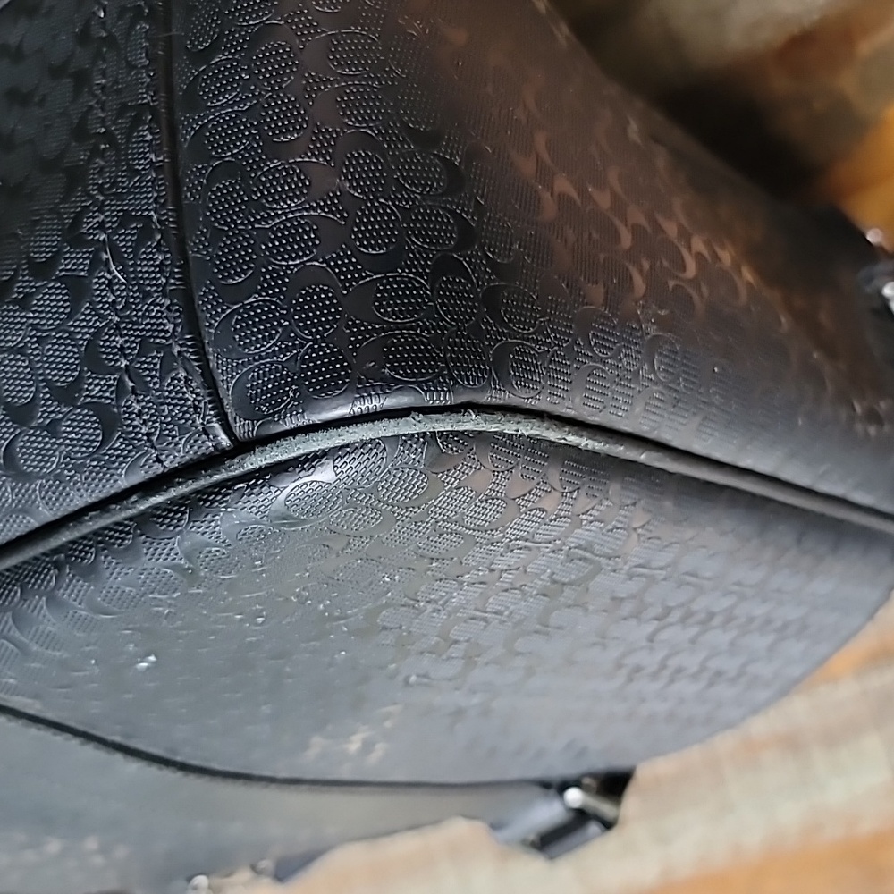Coach Heritage Signature Embossed PVC Commuter - Picture 6 of 16